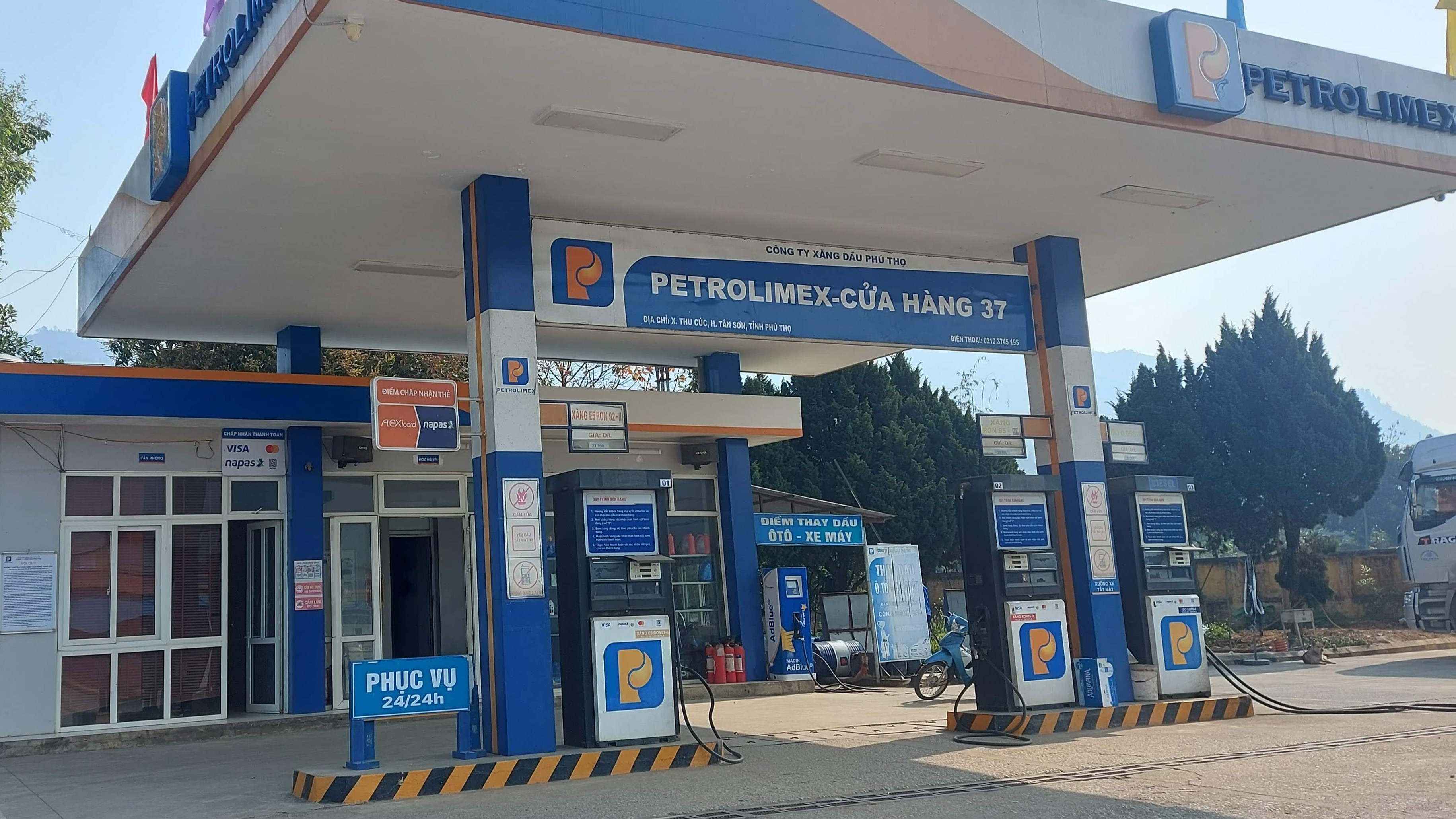 Phú Thọ: Trạm sạc VinFast - Cửa hàng xăng dầu Petrolimex Phú Thọ Số 47